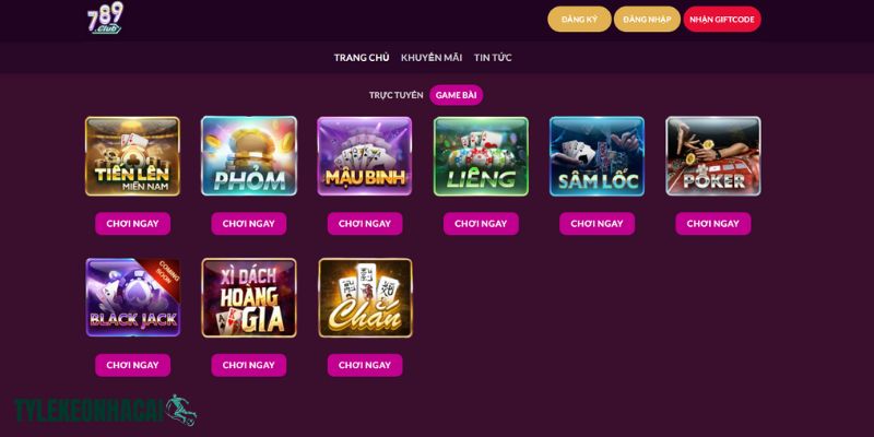 Game bài tại nền tảng mang đến nhiều lựa chọn hấp dẫn cho người chơi